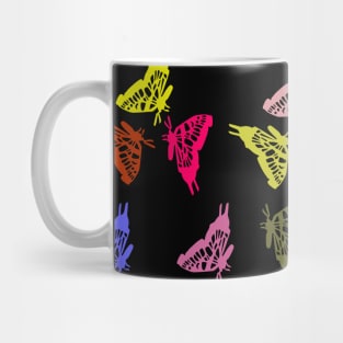 Colorful Butterfly Line Art Mug